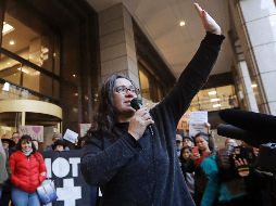 A través de un comunicado se indicó que los procedimientos de deportación en contra de la activista Maru Mora Villalpando, parecen una venganza por su labor política. AFP/ E. Thompson