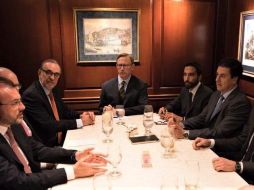 El canciller Luis Videgaray se reunió con diversos funcionarios de Estados Unidos. TWITTER / @SRE_mx