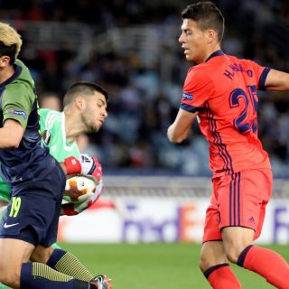 Moreno debuta con la Real Sociedad, que empata en Europa League