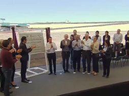El Mandatario inauguró la Ampliación del Paseo de la República, que va de Juriquilla a la desviación de San Miguel de Allende. TWITTER / @SCT_mx