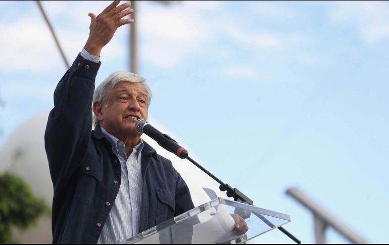 López Obrador asegura que con los sismos se agrava la situación de la ciudadanía. SUN/ARCHIVO