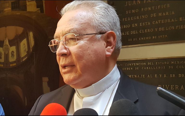 El cardenal dijo que les toca a las autoridades garantizar la seguridad y la sociedad se los debe de exigir. EL INFORMADOR / ARCHIVO