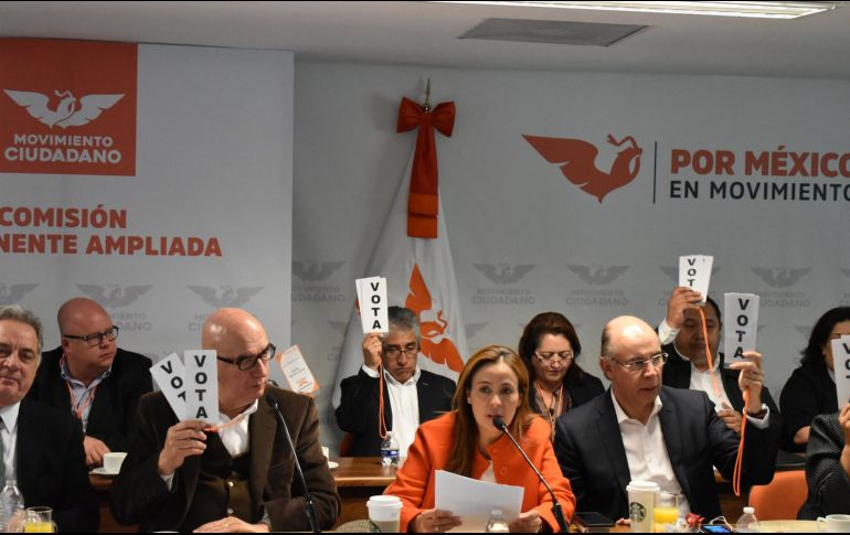 La Asamblea Electoral de Movimiento Ciudadano Jalisco avaló sus listas de aspirantes a diputados locales. TWITTER / @Pilarlozanomd