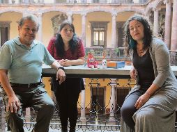 Al frente. José Luis Partida, Jeanette Letrado y Claudia Anguiano posan para la lente de este medio. EL INFORMADOR/G. Gallo