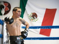Óscar Valdez está concentrado en su preparación de cara a su pelea ante el británico Scott Quigg. EL INFORMADOR/F. Atilano