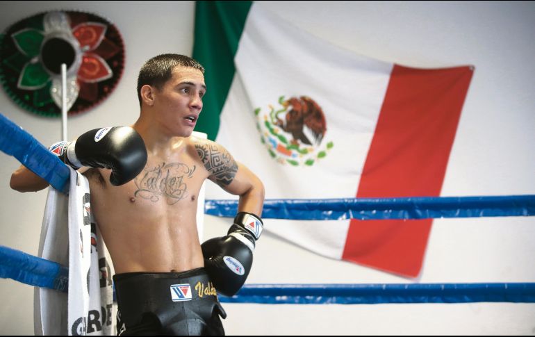 Óscar Valdez está concentrado en su preparación de cara a su pelea ante el británico Scott Quigg. EL INFORMADOR/F. Atilano
