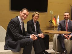 Se reunieron Johannes Goderbauer (izq.), Susanne Decker y Guillermo Romo. EL INFORMADOR/G. Gallo