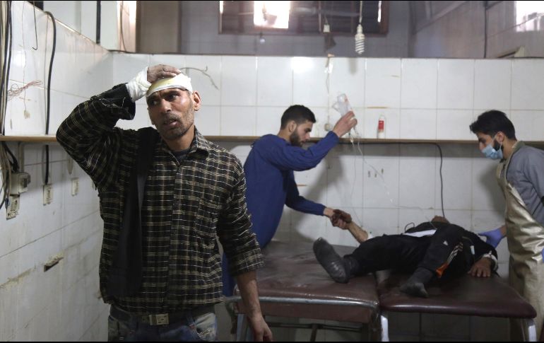 El Observatorio Sirio de Derechos Humano estima que hay cerca de 250 heridos. AFP/A. Suleiman