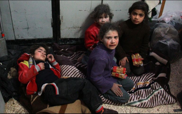 De las 100 personas que murieron en los bombardeos, 20 eran niños y adolescentes. AFP/H. Al-Ajweh