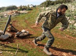 Desde el pasado 20 de enero, Turquía y facciones armadas sirias proturcas desarrollan una ofensiva en Afrín contra las YPG. AFP/O. Haj Kadour