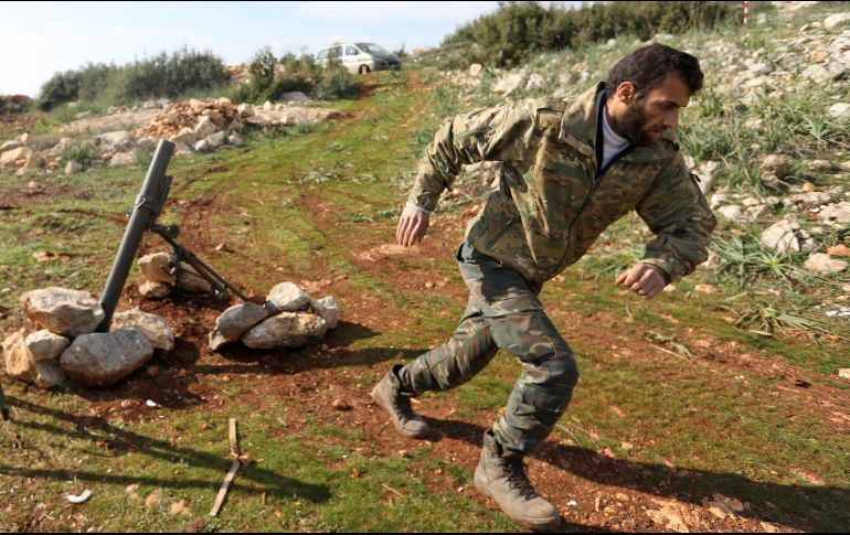Desde el pasado 20 de enero, Turquía y facciones armadas sirias proturcas desarrollan una ofensiva en Afrín contra las YPG. AFP/O. Haj Kadour