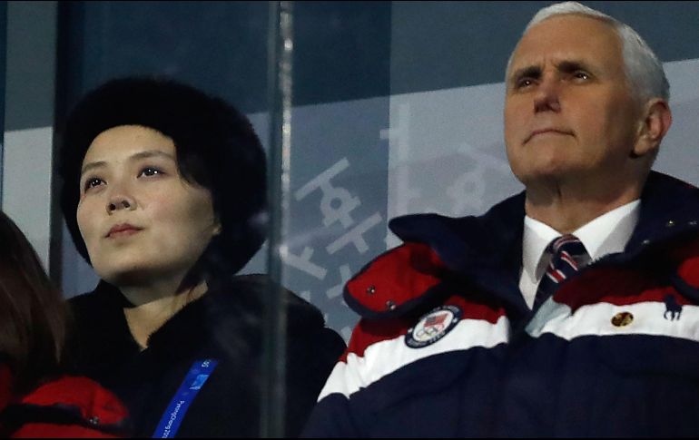Según Thw Washington Post, Pence tenía previsto reunirse el sábado 10 de febrero con Kim Yo-jong, la hermana de Kim Jong-un. AFP / ARCHIVO
