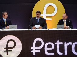 Este lunes Maduro lanzó formalmente su criptomoneda que está respaldada por el petróleo venezolano. AFP/ F. PARRA