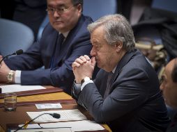 António Guterres, pidió ayer una suspensión inmediata de las hostilidades en la zona. EFE/ L. Felipe