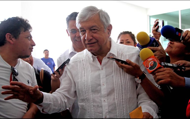 La declaración de López Obrador se realizó en una reunión a la que no asistió la dirigencia de Morena, entre ocho partidos nacionales y la Secretaría de Gobernación. SUN/ ESPECIAL