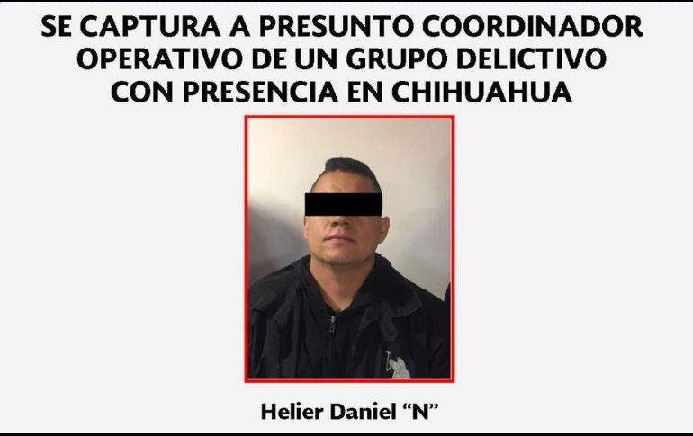 El delincuente fue ingresado al Centro de Readaptación Social Aquiles Serdán, en Chihuahua. TWITTER / @PoliciaFedMx