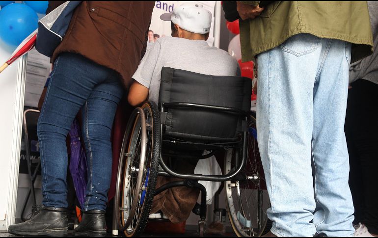 Se calcula que el 5 % de la población jalisciense tiene alguna discapacidad. EL INFORMADOR/Archivo