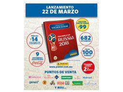 En redes sociales, usuarios han polemizado por el precio en que serán puestos a la venta los sobres con cinco cromos, pues en México cada uno costará 14 pesos. TWITTER / @PaniniSportMx