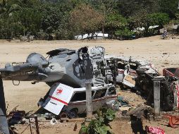 El pasado 16 de febrero, un helicóptero de la Sedena cayó en Oaxaca, lesionando al menos a 13 personas muertas y más de 16 lesionados. AP / ARCHIVO