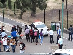 Los sujetos perdieron la vida mientras eran trasladados por paramédicos a un hospital. TWITTER / @JacobNarciso1