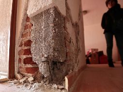 Inmueble dañado por el sismo del 19 de septiembre en los Reyes Coyoacán, donde los habitantes aún esperan el dictamen de la autoridad. SUN/A. Ojeda