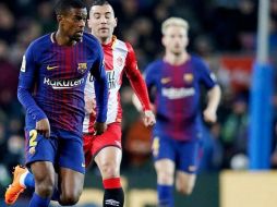 En el Camp Nou Semedo se tuvo que retirar en el minuto 85 del partido contra el Girona dejando a su equipo con diez en los últimos cinco minutos. INSTAGRAM/nelsonsemedo50