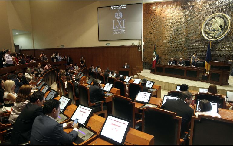 El Congreso de Jalisco es el Poder Legislativo estatal que más iniciativas ha presentado ante la Cámara de Diputados del Congreso de la Unión. EL INFORMADOR/Archivo