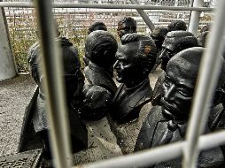 A finales de 2015, los bustos de bronce se encontraban en una bodega. El 9 de febrero pasado, estos desaparecieron y el Ayuntamiento zapopano desconoce su paradero. EL INFORMADOR/E. Barrera