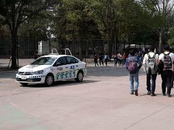 Luego del tiroteo en Contaduría en la UNAM, se reforzó la seguridad. SUN/I. Stephens