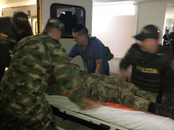 El atentado fue perpetrado contra militares de la Fuerza de Tarea Vulcano que se desplazaban en camiones esta madrugada por el sector de Palmarito. TWITTER