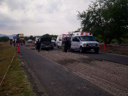 Un tráiler y tres autos particulares se vieron involucrados en el hecho, el conductor de uno de los autos falleció. ESPECIAL