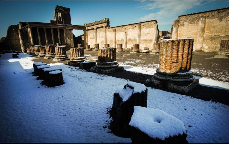 Las ruinas de Pompeya, cerca de la ciudad italiana de Nápoles. AP/ANSA/C. Abbate