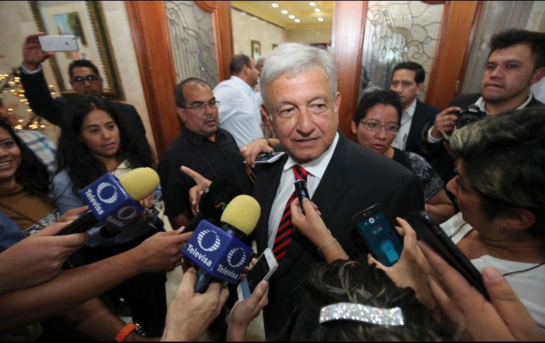 El político tabasqueño rechazó la construcción del muro fronterizo y la persecución contra los migrantes mexicanos en Estados Unidos. SUN / ARCHIVO