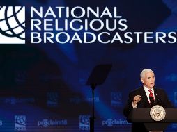 Mike Pence participa en un evento organizado por una organización antiabortista en Nashville. AP/M. Humphrey