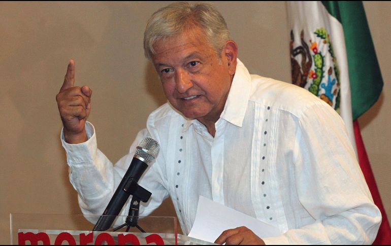 El político tabasqueño sostuvo una reunión este jueves con militantes de Morena en Chihuahua. AP / ARCHIVO