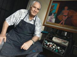 Rogelio Guerra. El histrión posa desde su estudio, ubicado en su casa. NTX