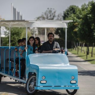 Alumnos del colegio SuBiré diseñan autobús escolar eléctrico