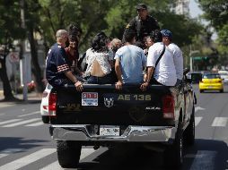 Aristóteles instruyó que se integren todos los camiones que están al servicio del Estado para ayudar a los usuarios. EL INFORMADOR/ARCHIVO