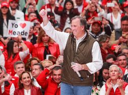''Sabias palabras del Premio Nobel. #YoMero'', publicó Meade en su cuenta de Twitter. NTX / ARCHIVO