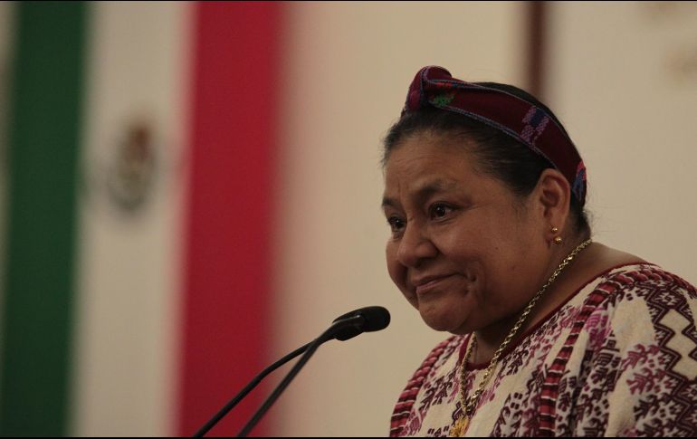 Menchú instó a los dirigentes políticos e indígenas a que hagan el esfuerzo de apegarse a las enseñanzas de los ancestros. EL INFORMADOR/ ARCHIVO