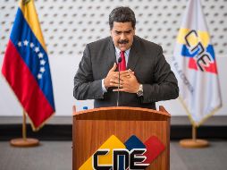 Maduro auguró una participación abrumadora en los comicios del 20 de mayo. EFE/M. Gutiérrez