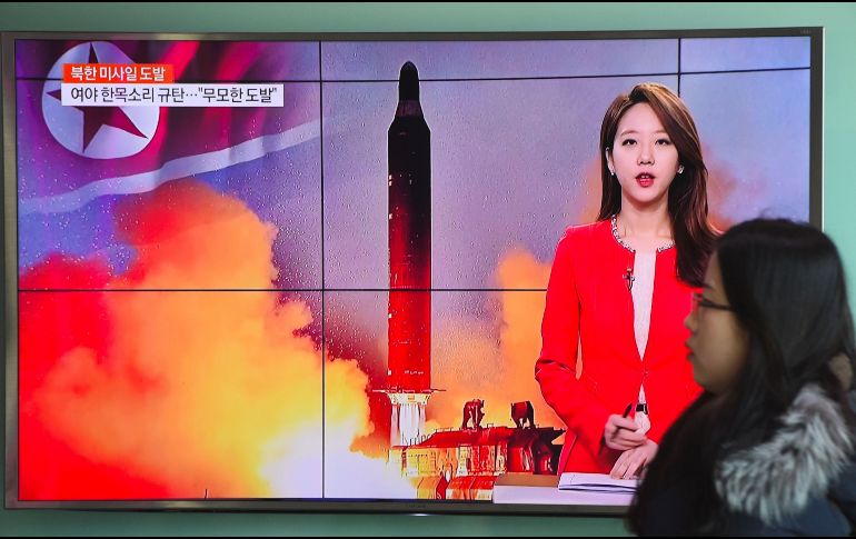 Corea del Norte reafirmó que no tiene la intención de abandonar sus programas nucleares y de misiles. AFP/ARCHIVO