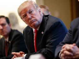 Trump defendió su reciente y controversial decisión de imponer aranceles a las importaciones de acero y aluminio. AP/E. Vucci