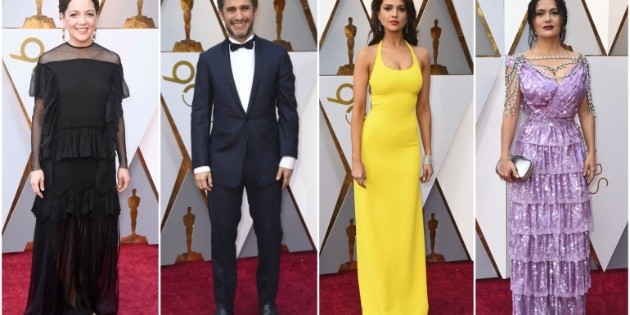 El look de los mexicanos en los Premios Oscar 2018