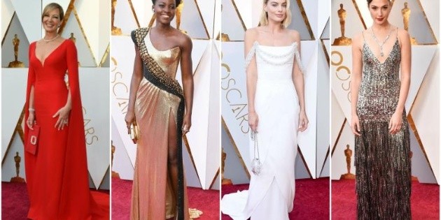 La alfombra roja de los &Oacute;scar deja de lado el negro