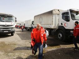 Este será el primer cargamento humanitario que accede a la región, asediada desde el pasado 14 de febrero. AFP/L. Beshara