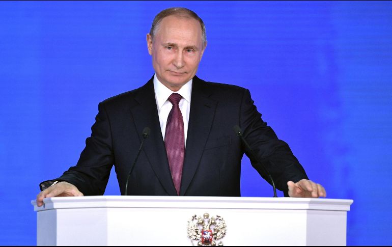 El presidente Vladimir Putin es el favorito, a pesar de que hay otros siete candidatos, entre ellos una mujer. EFE/ ARCHIVO