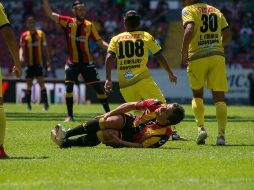 Mora se resintió de la lesión en el ligamento cruzado anterior de la rodilla derecha. TWITTER/@jorgemora1991