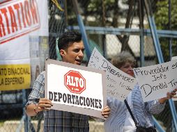 Las organizaciones hicieron un llamado al Gobierno mexicano para que defienda a los migrantes mexicanos que se encuentran en Estados Unidos. EFE/ S. Gutiérrez