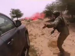 La emboscada tenía como objetivo una unidad de 12 soldados de las fuerzas especiales estadounidenses y 30 tropas nigerianas. AFP / Nashir News Agency